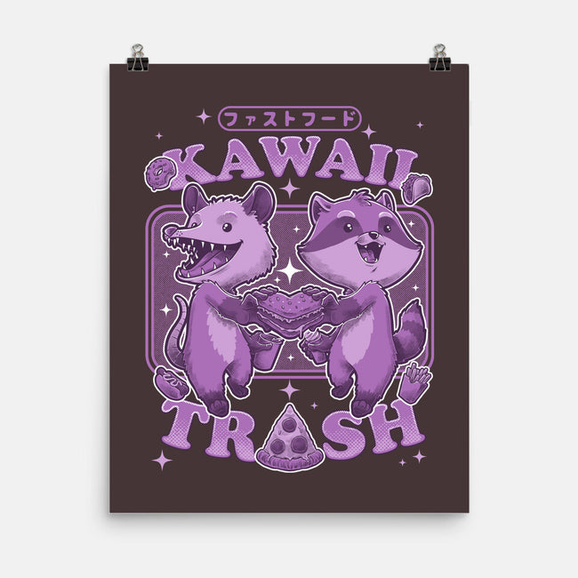 Fastfood Trash Animals-None-Matte-Poster-Studio Mootant