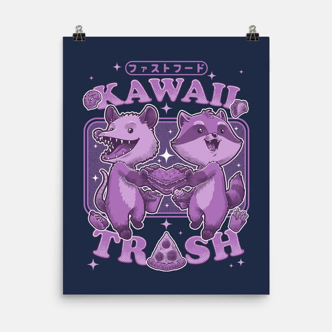 Fastfood Trash Animals-None-Matte-Poster-Studio Mootant