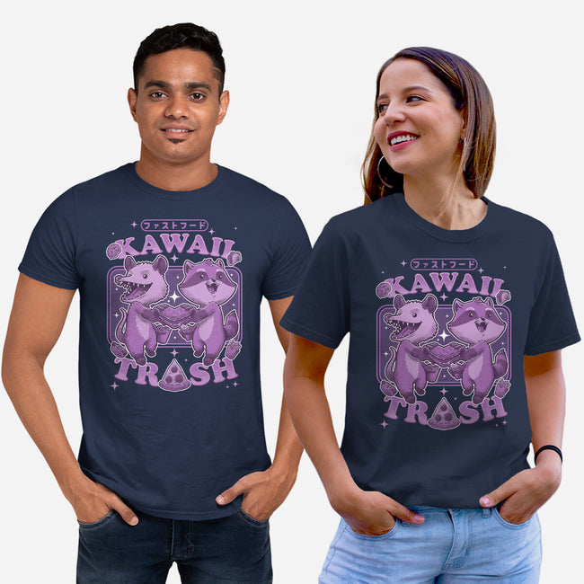 Fastfood Trash Animals-Unisex-Basic-Tee-Studio Mootant