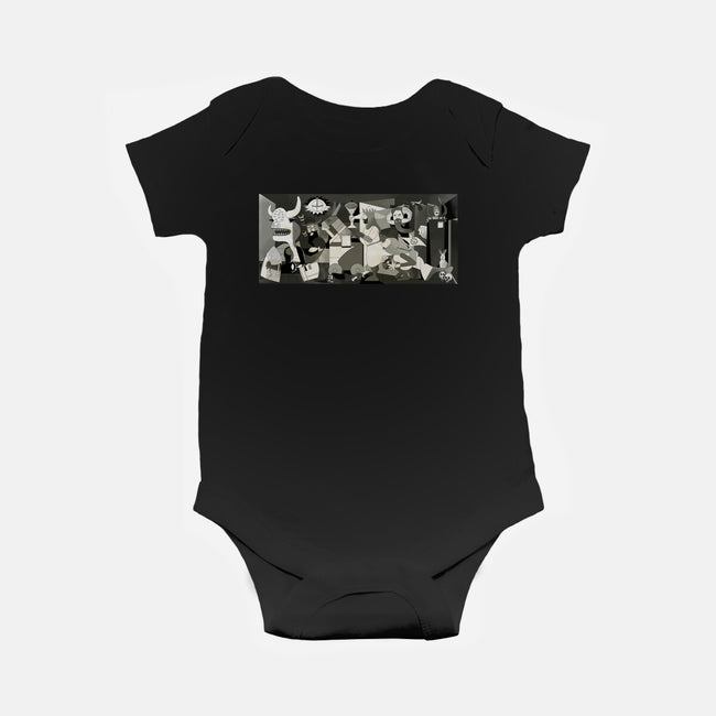 Holy Guernica-Baby-Basic-Onesie-retrodivision