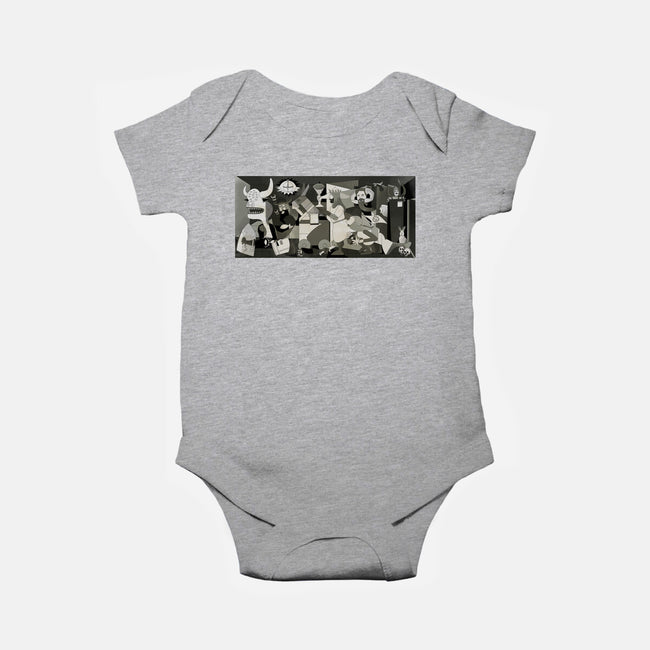 Holy Guernica-Baby-Basic-Onesie-retrodivision