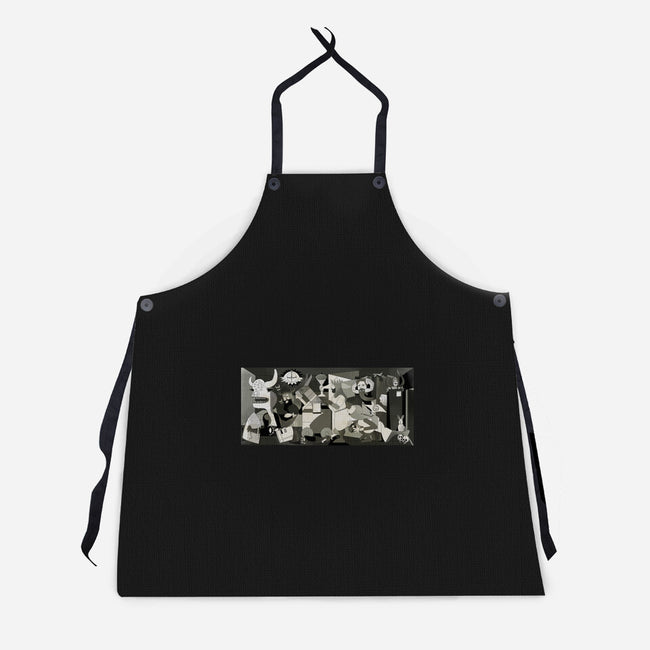 Holy Guernica-Unisex-Kitchen-Apron-retrodivision