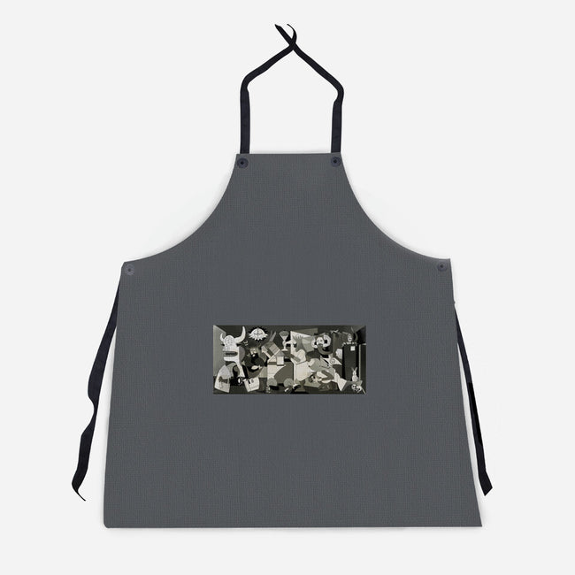 Holy Guernica-Unisex-Kitchen-Apron-retrodivision