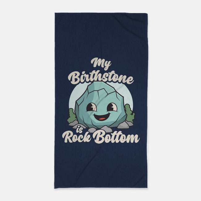 Rock Bottom-None-Beach-Towel-RoboMega