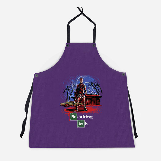 Breaking Ash-Unisex-Kitchen-Apron-zascanauta