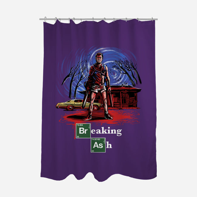 Breaking Ash-None-Polyester-Shower Curtain-zascanauta