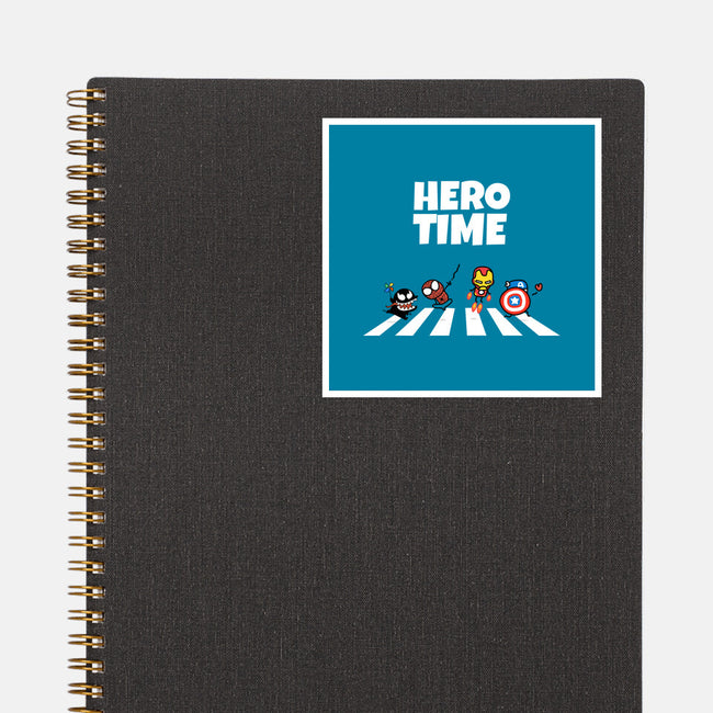 Hero Time-None-Glossy-Sticker-MaxoArt