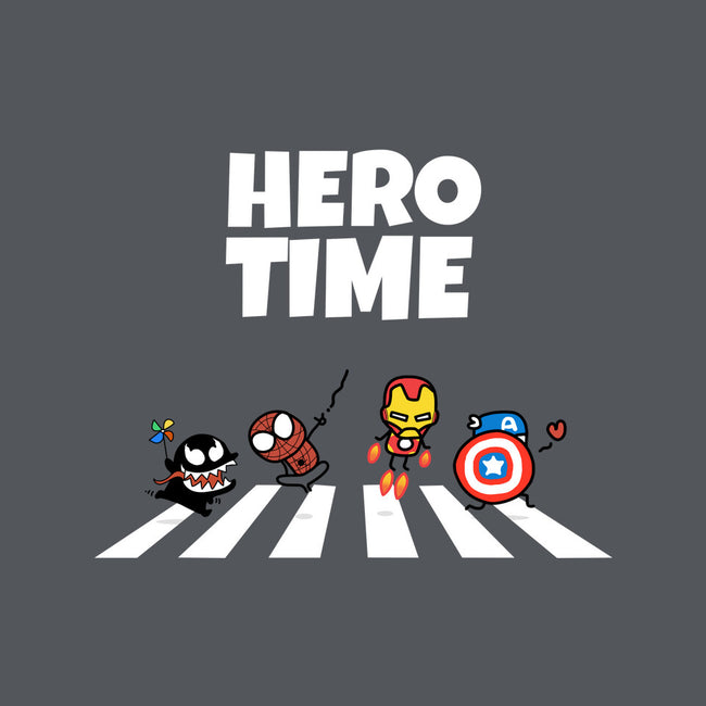 Hero Time-Womens-Fitted-Tee-MaxoArt