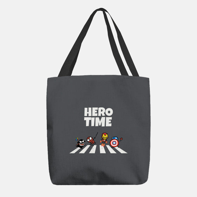 Hero Time-None-Basic Tote-Bag-MaxoArt