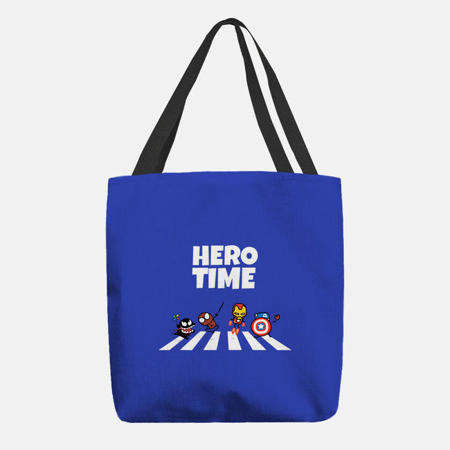 Hero Time-None-Basic Tote-Bag-MaxoArt