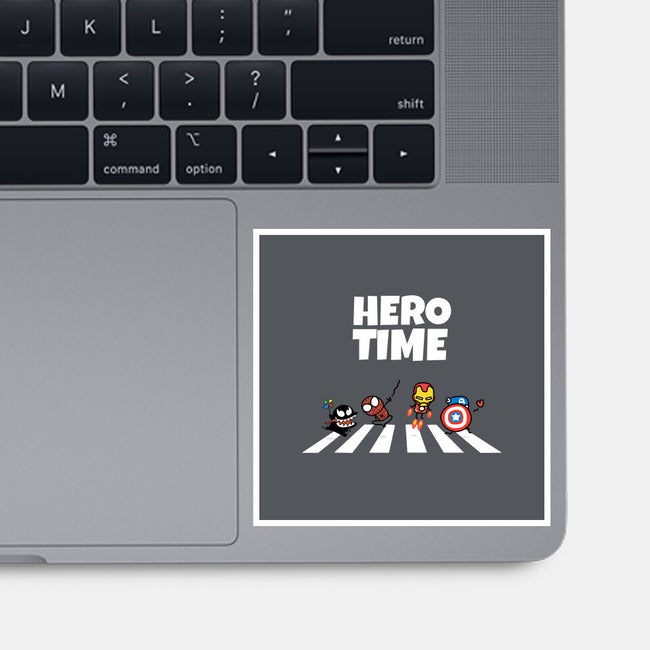 Hero Time-None-Glossy-Sticker-MaxoArt