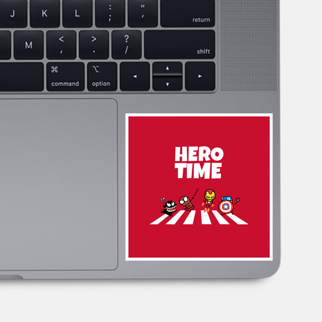 Hero Time-None-Glossy-Sticker-MaxoArt