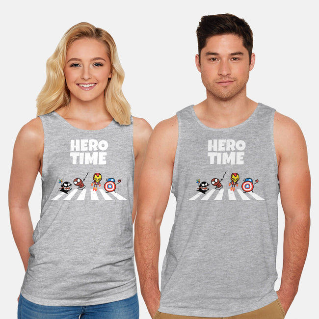 Hero Time-Unisex-Basic-Tank-MaxoArt