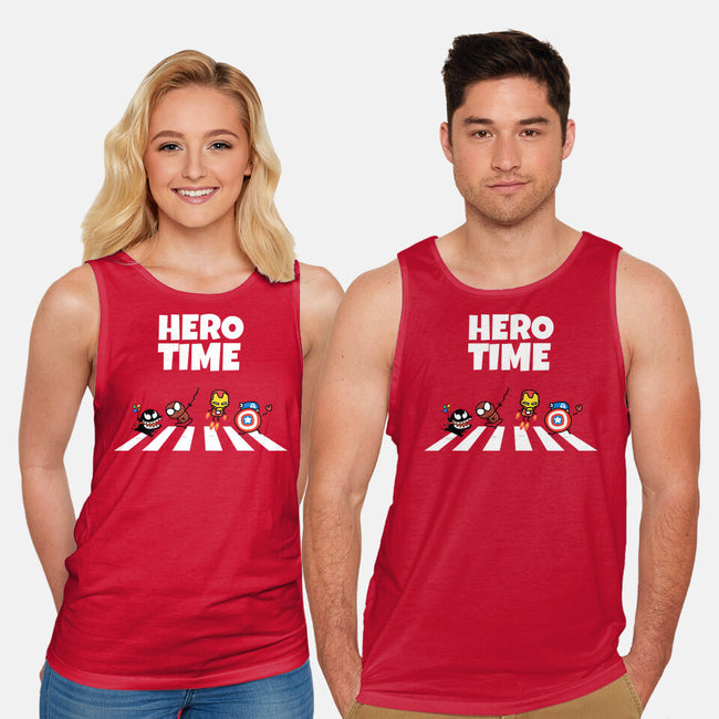 Hero Time-Unisex-Basic-Tank-MaxoArt