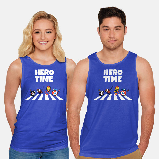 Hero Time-Unisex-Basic-Tank-MaxoArt