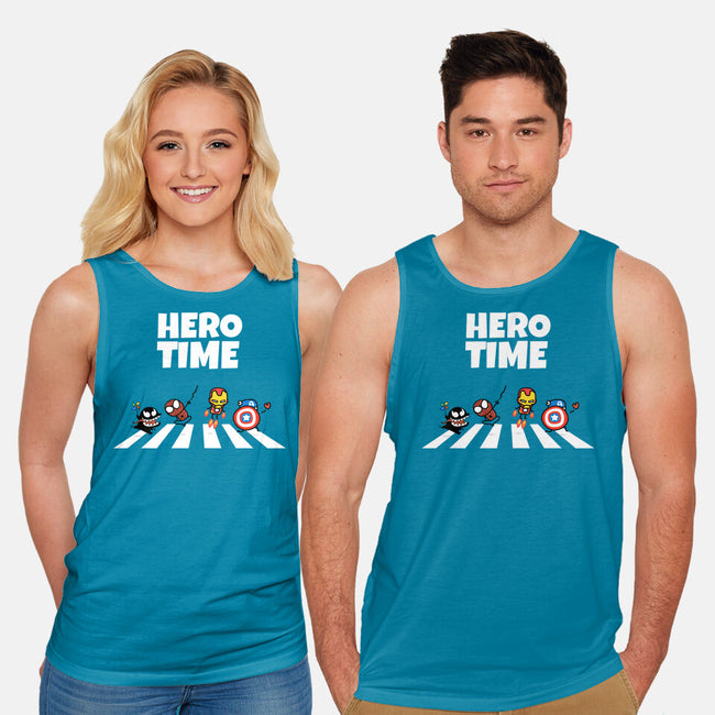 Hero Time-Unisex-Basic-Tank-MaxoArt