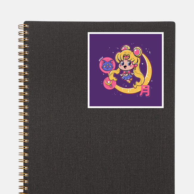 Cute Sailor Moon-None-Glossy-Sticker-Ca Mask