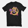 Cute Sailor Moon-Womens-Fitted-Tee-Ca Mask