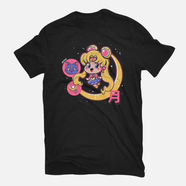 Cute Sailor Moon-Mens-Premium-Tee-Ca Mask