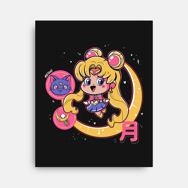 Cute Sailor Moon-None-Stretched-Canvas-Ca Mask