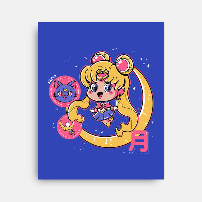 Cute Sailor Moon-None-Stretched-Canvas-Ca Mask