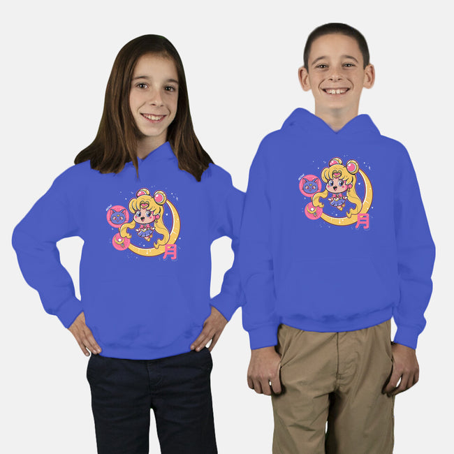 Cute Sailor Moon-Youth-Pullover-Sweatshirt-Ca Mask