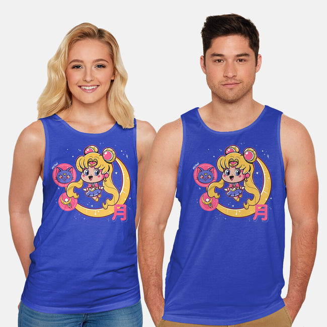 Cute Sailor Moon-Unisex-Basic-Tank-Ca Mask