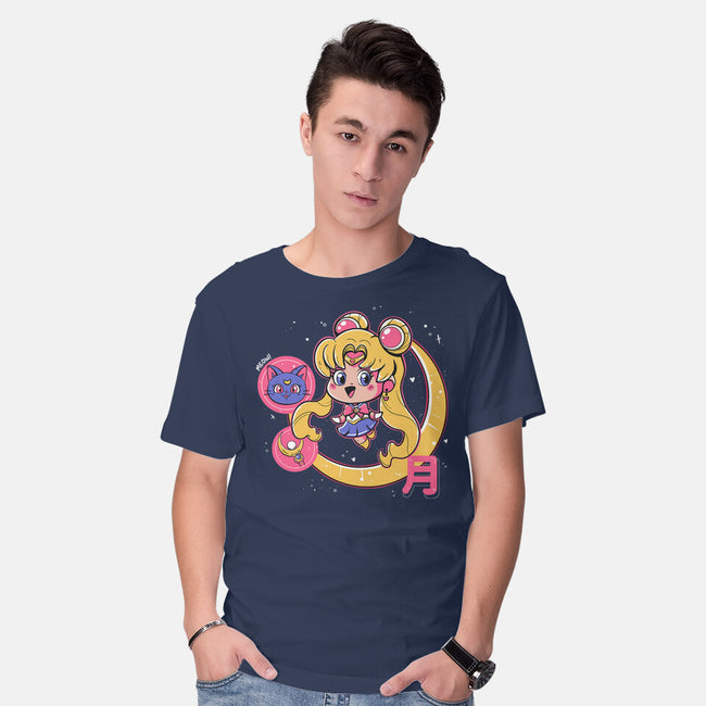 Cute Sailor Moon-Mens-Basic-Tee-Ca Mask