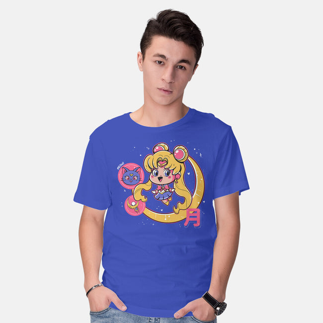 Cute Sailor Moon-Mens-Basic-Tee-Ca Mask