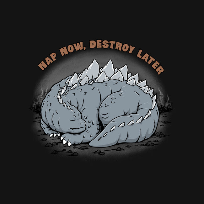 Nap Now Destroy Later-None-Glossy-Sticker-pigboom