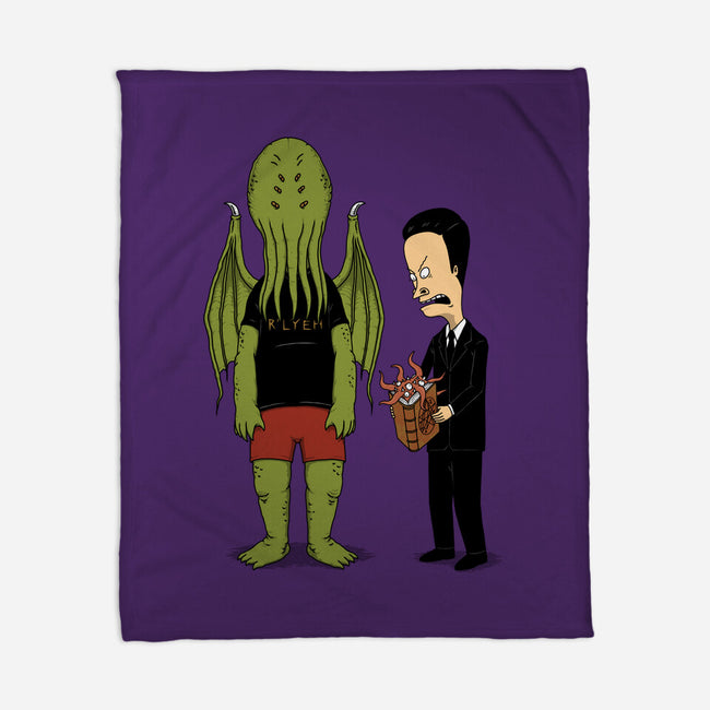 Cosmic Horror Is Cool-None-Fleece-Blanket-pigboom