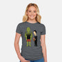 Cosmic Horror Is Cool-Womens-Fitted-Tee-pigboom