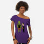 Cosmic Horror Is Cool-Womens-Off Shoulder-Tee-pigboom