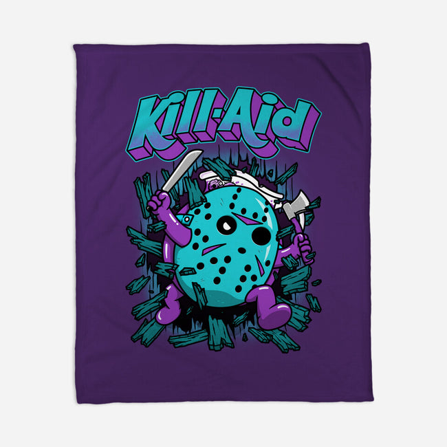 Kill-Aid Purple-None-Fleece-Blanket-pigboom