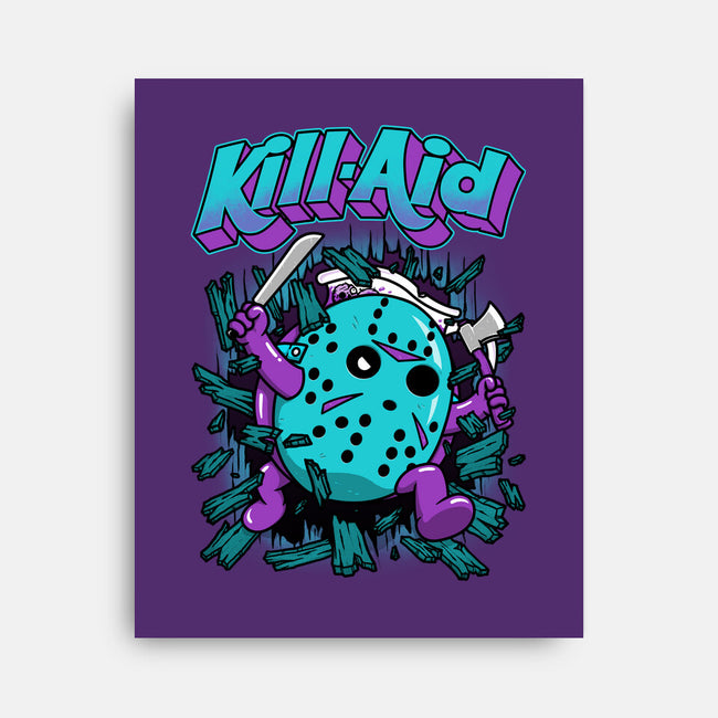 Kill-Aid Purple-None-Stretched-Canvas-pigboom