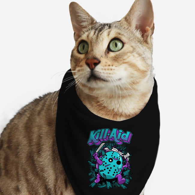 Kill-Aid Purple-Cat-Bandana-Pet Collar-pigboom