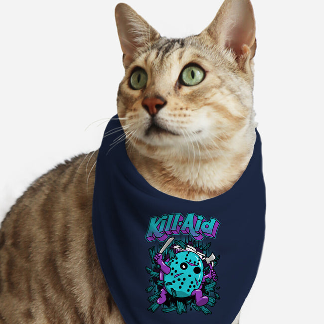 Kill-Aid Purple-Cat-Bandana-Pet Collar-pigboom