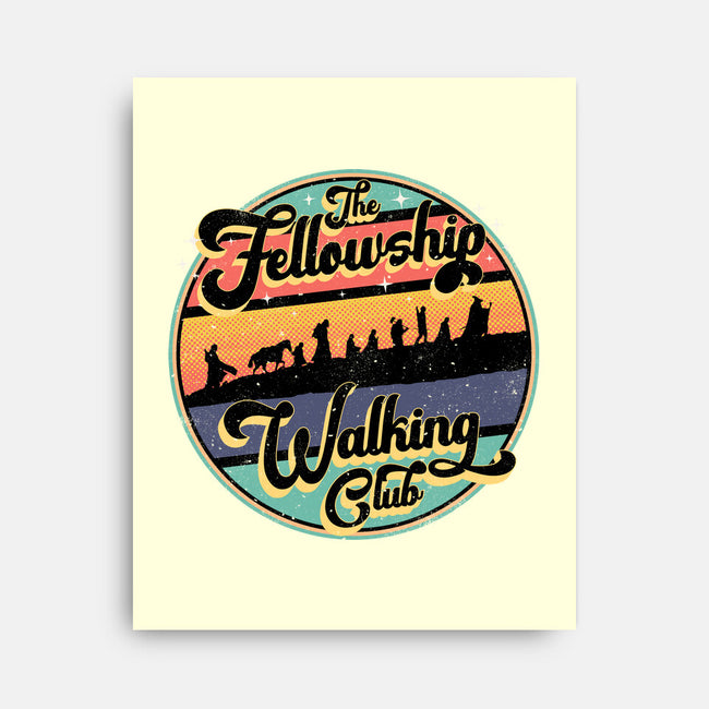 The Fellowship Walking Club-None-Stretched-Canvas-rocketman_art