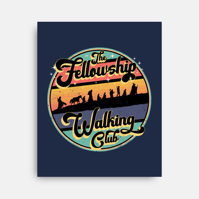 The Fellowship Walking Club-None-Stretched-Canvas-rocketman_art