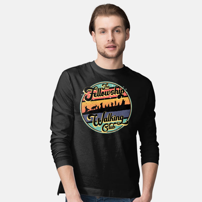 The Fellowship Walking Club-Mens-Long Sleeved-Tee-rocketman_art