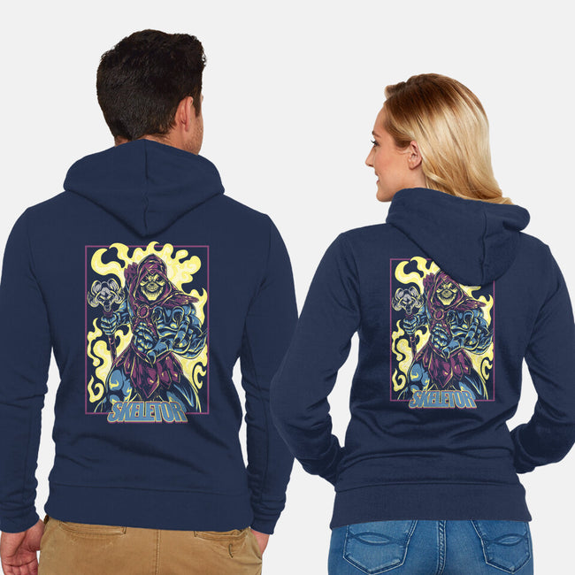 Skeletor Master-Unisex-Zip-Up-Sweatshirt-Nihon Bunka