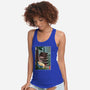 Taking A Nap In Japan-Womens-Racerback-Tank-DrMonekers