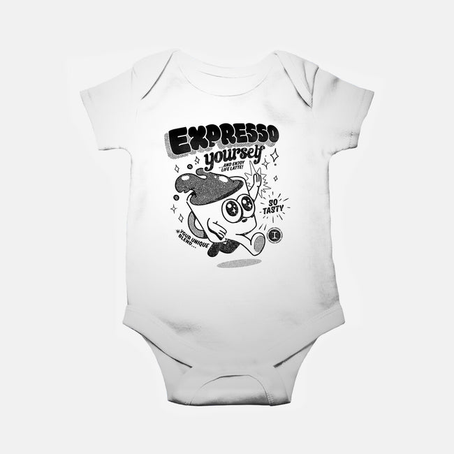 Expresso Yourself-Baby-Basic-Onesie-ilustrata