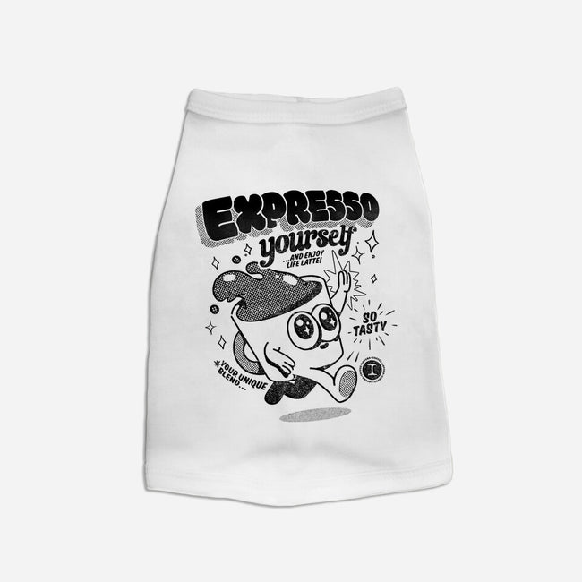 Expresso Yourself-Dog-Basic-Pet Tank-ilustrata