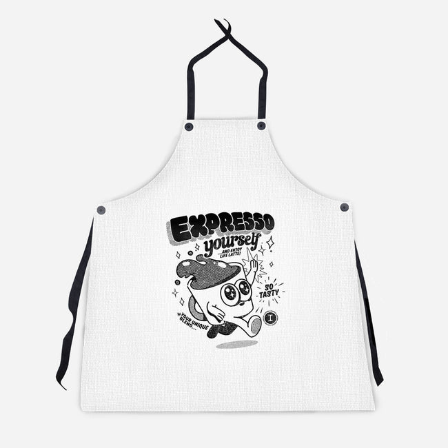 Expresso Yourself-Unisex-Kitchen-Apron-ilustrata