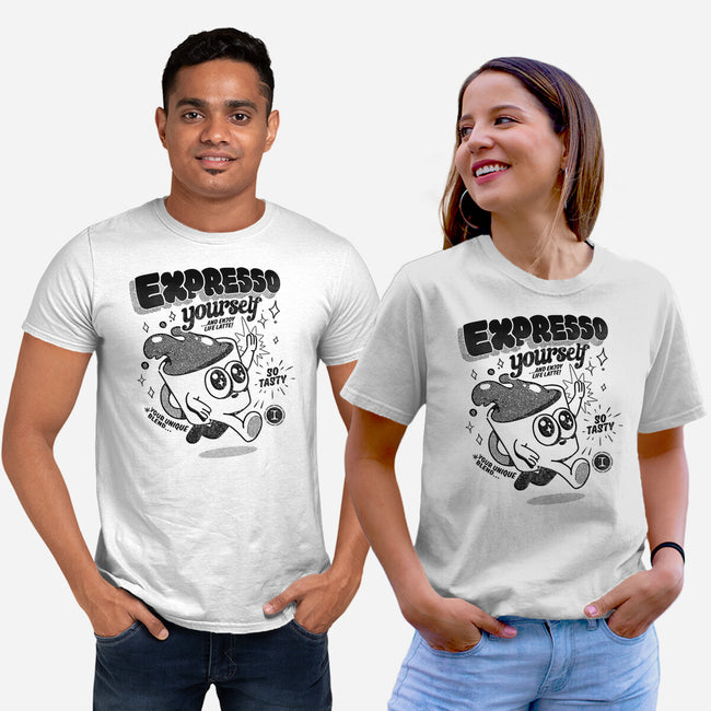 Expresso Yourself-Unisex-Basic-Tee-ilustrata