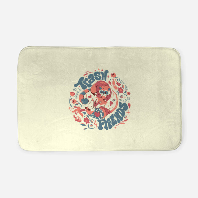 Trash Friends-None-Memory Foam-Bath Mat-Estudio Horta