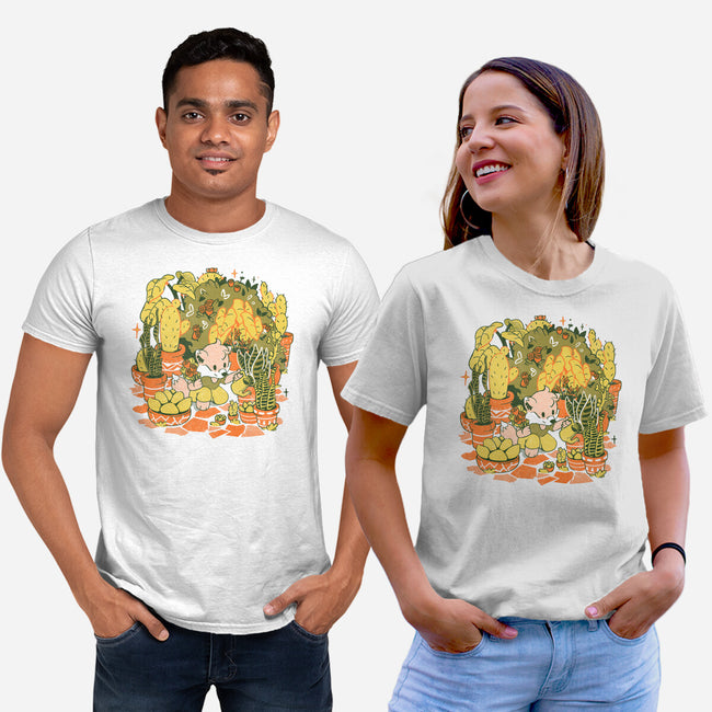 Plants And Chill-Unisex-Basic-Tee-Estudio Horta