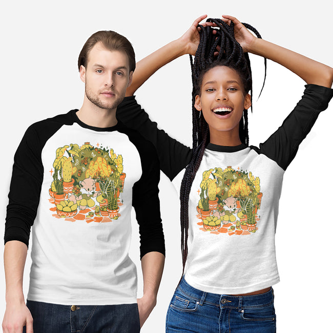 Plants And Chill-Unisex-Baseball-Tee-Estudio Horta