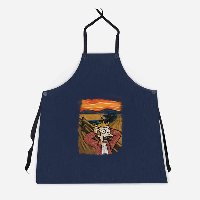 Wrong Time-Unisex-Kitchen-Apron-nickzzarto